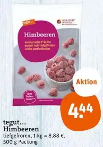 tegut tegut... Himbeeren 500 g Packung Angebot