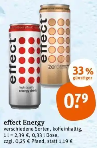 tegut effect Energy 0,33 L Dose Angebot