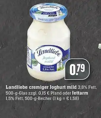 Scheck-in-Center Landliebe Cremiger Joghurt Mild Oder Fettarm Angebot