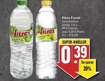 Scheck-in-Center Vitrex Frucht Angebot