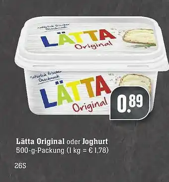 Scheck-in-Center Lätta Original Oder Joghurt Angebot