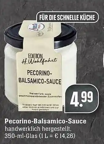 Scheck-in-Center Pecorino-balsamico-sauce Angebot