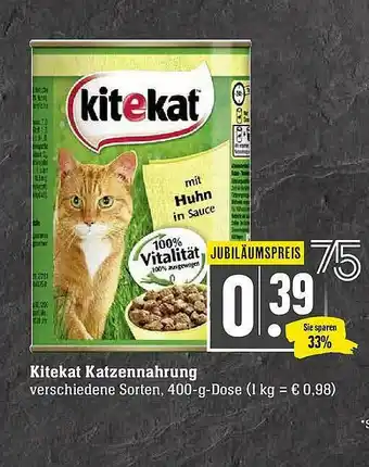 Scheck-in-Center Kitekat Katzennahrung Angebot