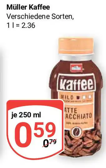 Globus Müller Kaffee je 250 ml Angebot
