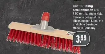 Scheck-in-Center Gut & Günstig Straßenbesen Angebot