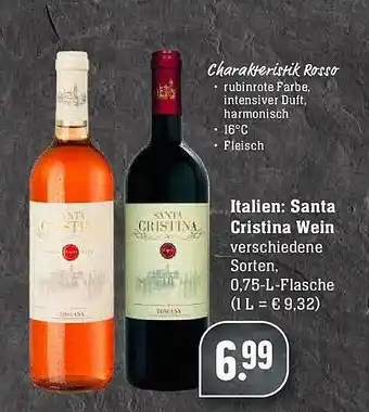 Scheck-in-Center Italien : Santa Cristina Wein Angebot