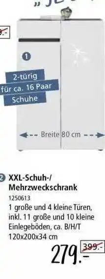 Zurbrüggen Xxl-schuh- Mehrzweckschrank Angebot