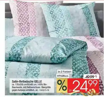 Zurbrüggen Satin-bettwäsche Gelle Angebot