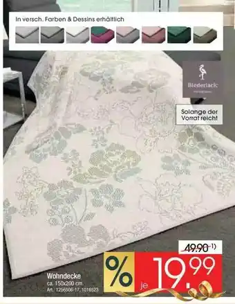 Zurbrüggen Wohndecke Angebot