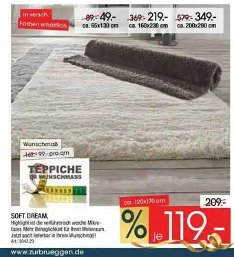 Zurbrüggen Soft Dream Angebot