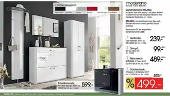 Zurbrüggen Moderano Garderobenserie Milano Angebot