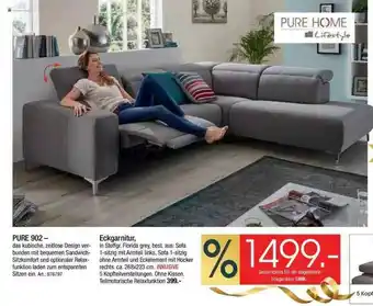 Zurbrüggen Pure 902 - Eckgarnitur Angebot