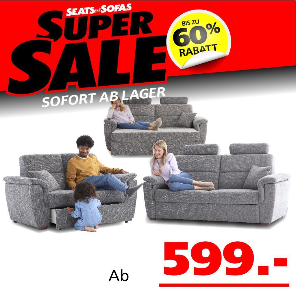 Seats and sofas benito 3sitzer + 2sitzer sofa Angebot bei Seats and Sofas