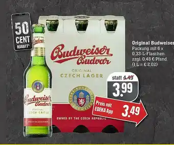 Edeka Original Budweiser Angebot