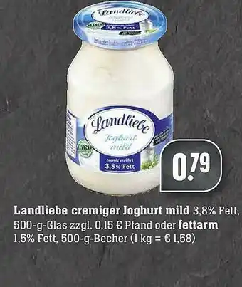 Edeka Landliebe Cremiger Joghurt Mild Oder Fettarm Angebot