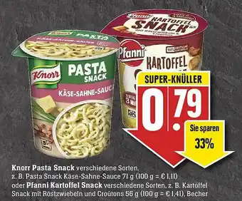 Edeka Knorr Pasta Snack Odee Pfanni Kartoffel Snack Angebot