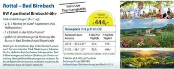 Edeka Bw Aparthotel Birnbachhöhe Angebot