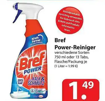 Famila Nord Ost Bref Power-reiniger Angebot