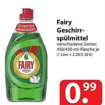 Famila Nord Ost Fairy Geschirr-spülmittel Angebot