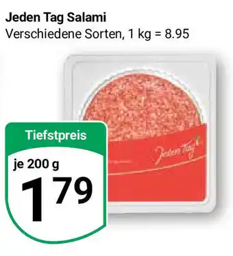 Globus Jeden Tag Salami je 200 g Angebot