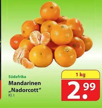 Famila Nord Ost Südafrika Mandarinen „nadorcott” Angebot