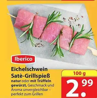 Famila Nord Ost Iberico Eichelschwein Satè-grillspieß Angebot