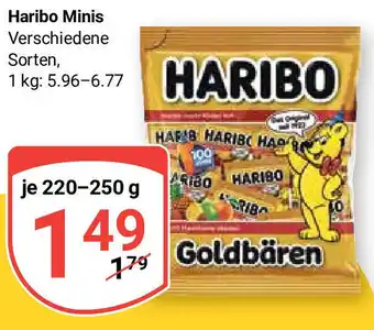 Globus Haribo Minis 220-250g Angebot