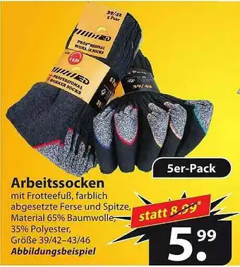 Famila Nord Ost Arbeitssocken Angebot