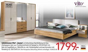 Schaffrath Schlafzimmer Vito® „Seamo" Angebot