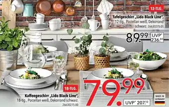 Schaffrath Kaffeegeschirr ,,Lido Black Line" Angebot