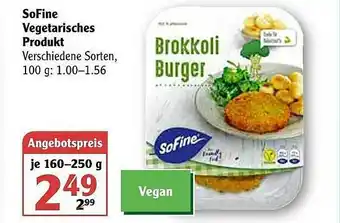 Globus Sofine Vegetarisches Produkt Angebot