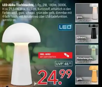 Schaffrath LED-Akku-Tischleuchte Angebot