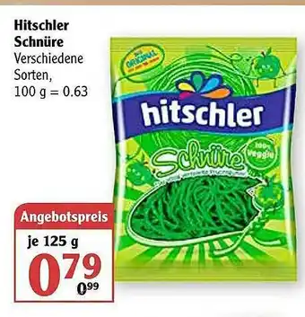 Globus Hitschler Schnüre Angebot