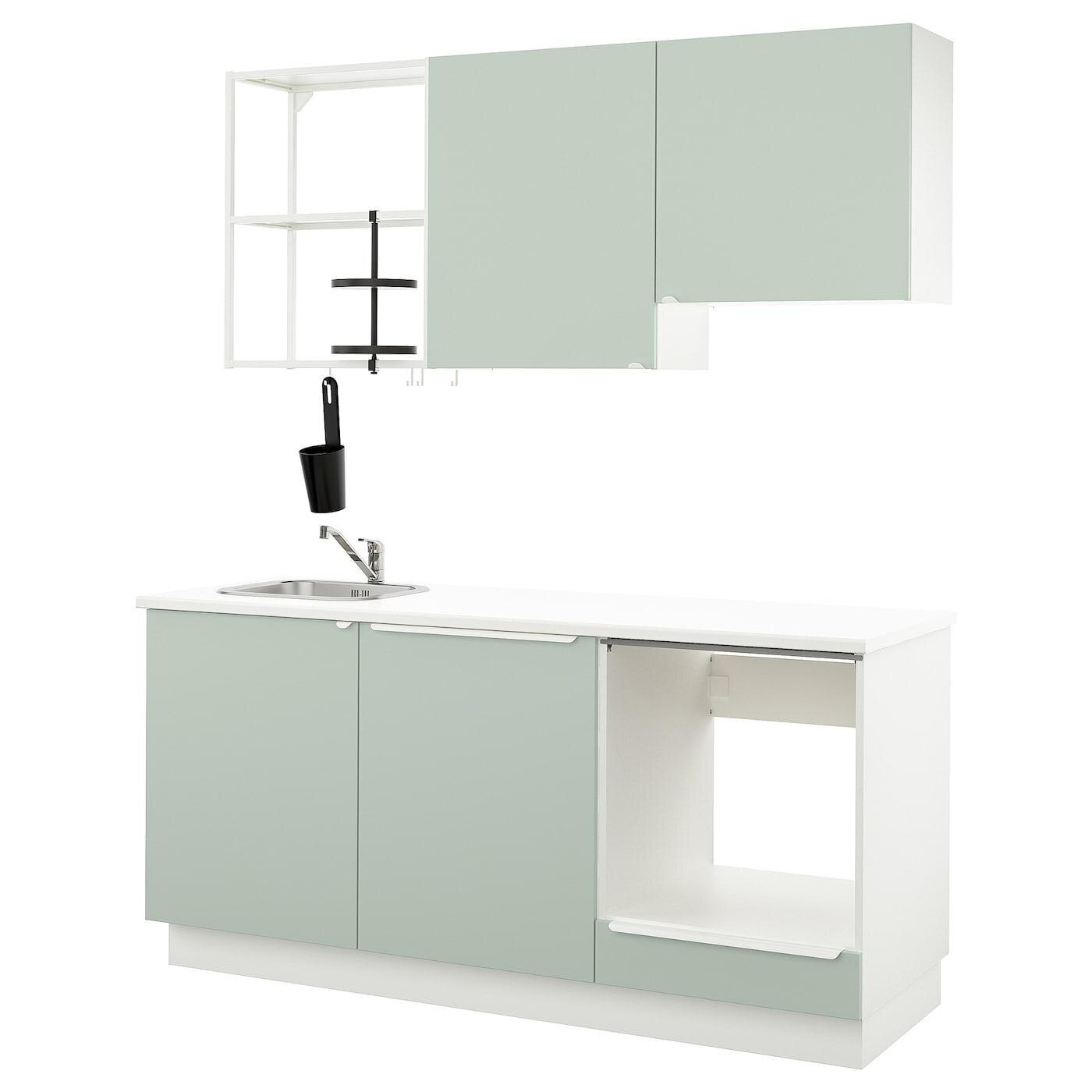 IKEA Enhet küche weiß/blasses graugrün Angebot
