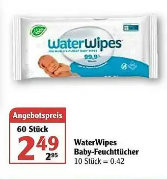 Globus Waterwipes Baby-feuchttücher Angebot