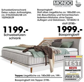 Möbel Martin Mondo Boxspringbett Angebot