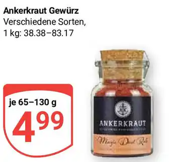 Globus Ankerkraut Gewürz 65-130g Angebot