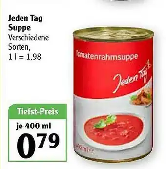 Globus Jeden Tag Suppe Angebot