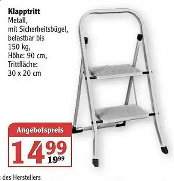 Globus Klapptritt Angebot