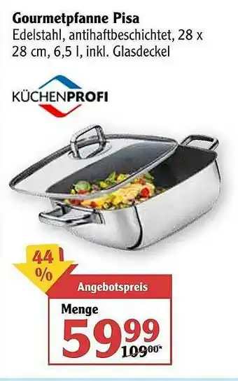 Globus Gourmetpfanne Pisa Küchenprofi Angebot