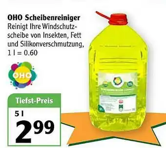 Globus Oho Scheibenreiniger Angebot