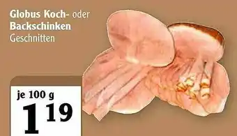 Globus Globus Koch- Oder Backschinken Angebot