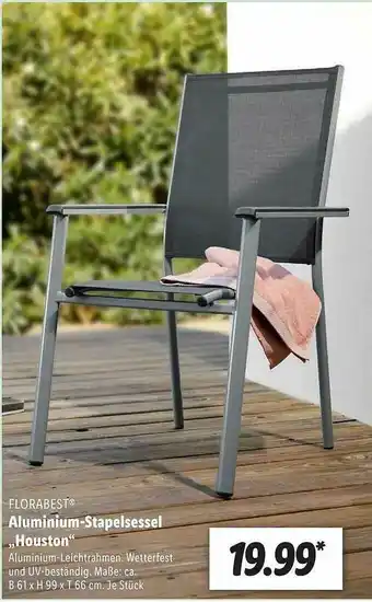 Lidl Florabest Aluminium-stapelsessel „houston” Angebot