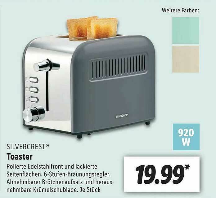 Silvercrest Toaster Angebot bei Lidl