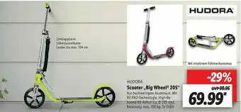 Lidl Hudora Scooter „big Wheel 205” Angebot