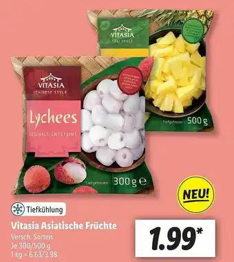 Lidl Vitasia Asiatische Früchte Angebot