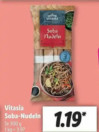 Lidl Vitasia Soba-nudeln Angebot