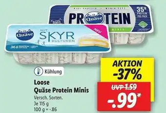 Lidl Loose Quäse Protein Minis Angebot