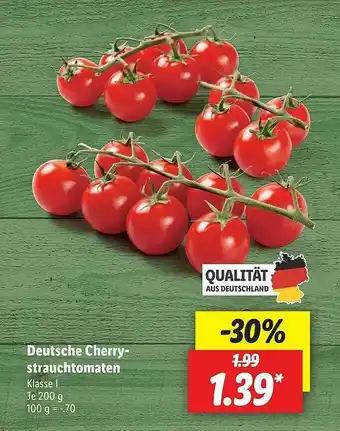 Lidl Deutsche Cherrystrauchtomaten Angebot