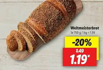 Lidl Weltmeisterbrot Angebot